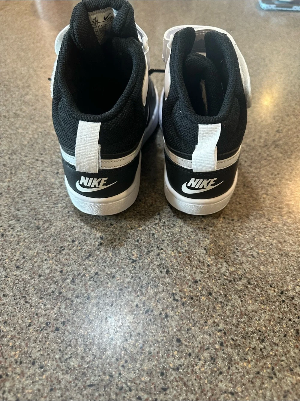 Nike Black/White High-Top Sneakers